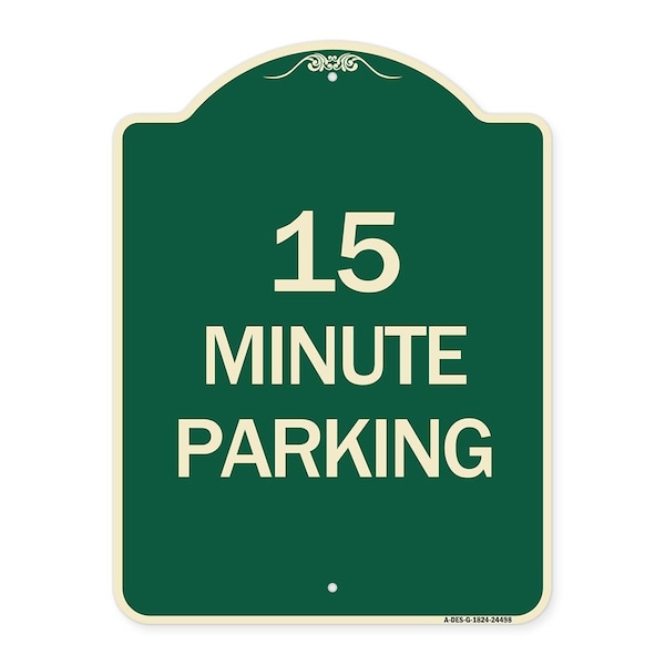 Signmission 2 Hour Parking Parking for Customers Heavy-Gauge Aluminum Sign, 24" x 18", G-1824-24498 A-DES-G-1824-24498 - main